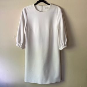 Tibi White Dress Lace Up Back Dize 12